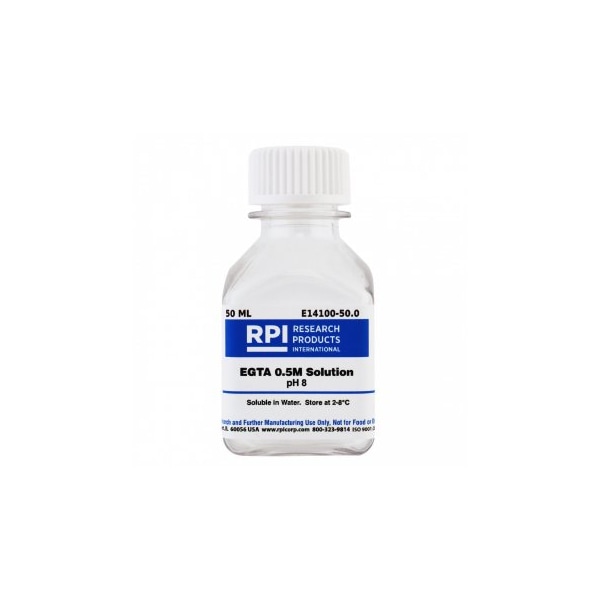 EGTA 0.5M Solution pH 8.0, 50 ML